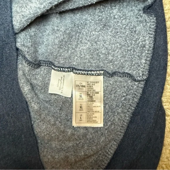 Disneyland Resort Parks Mickey Mouse Embroidered Full Zip Up Hoodie Jacket - L - Picture 6 of 10